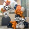Greentek; 3 PCS Skeleton Dinosaur Foil Balloons T Rex Skull Fossil Balloons with Glow Eyes for Halloween Dinosaur Birthday Monster Party DecorationsFoil balloons; Category:Foil Balloons; Image:5